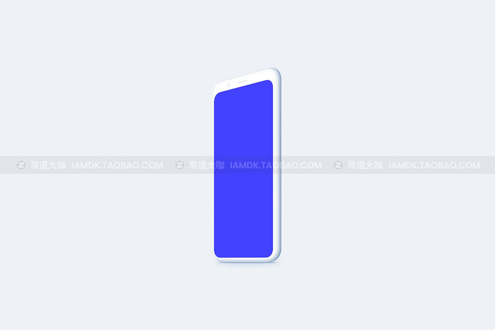 20款高级陶瓷谷歌手机Google Pixel 4屏幕演示样机模板素材 Google Pixel 4 - 20 Clay Mockups_img_2