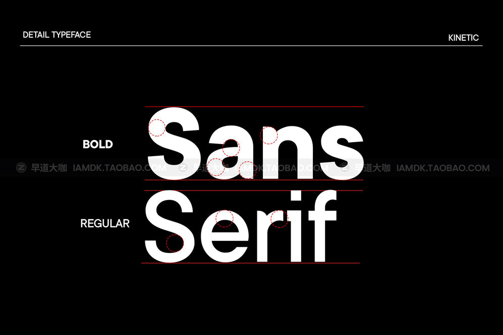 现代炫酷动力学嘻哈工业风无衬线英文字体安装包 Kinetic Sans Serif Font_img_2