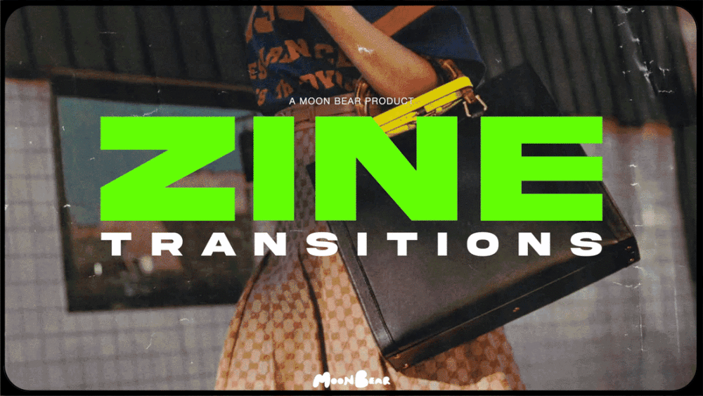 复古撕纸纸纹杂志做旧视频转场过渡特效MOV素材 MB – ZINE TRANSITIONS_img_2