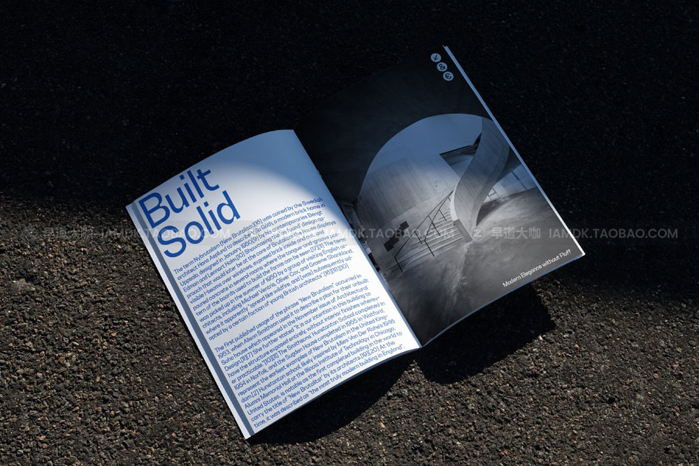 现代狂野酸性海报杂志标题设计无衬线英文字体素材 Brulia Ink Trap Sans Serif_img_2