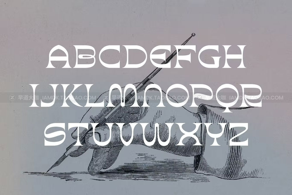 现代优雅杂志广告包装设计衬线英文字体 Aurora - Brutalist Display Typeface_img_2