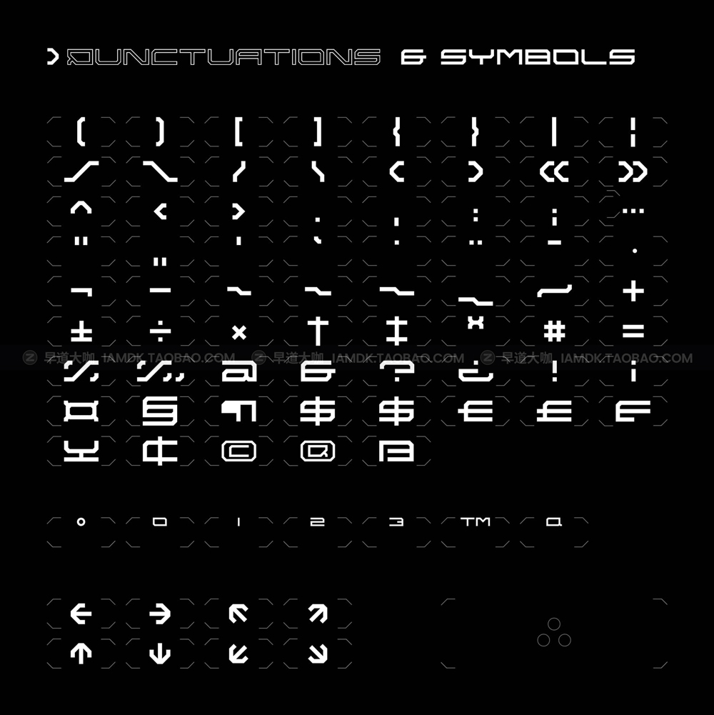 潮流未来机能地下小众赛博朋克科幻工业PSAI英文字体安装包 Studio Innate - Andromecha_img_2