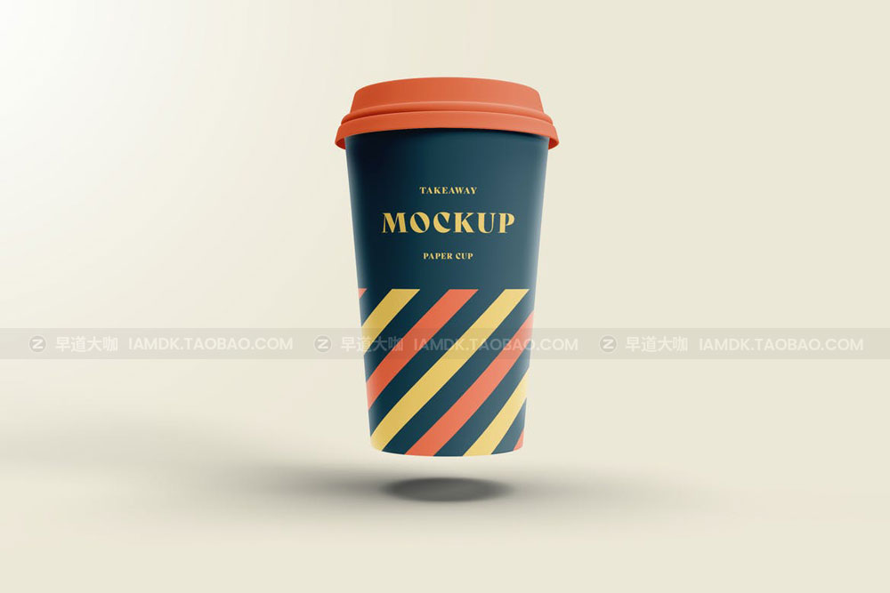 22款一次性咖啡热饮奶茶纸杯品牌logo设计展示Ps贴图样机素材 Take Away Paper Coffee Cup Mockups_img_2