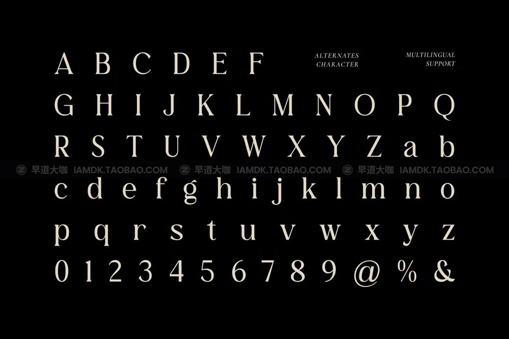 优雅奢华杂志海报标签设计衬线英文字体 The Belonid - Cool Serif Fonts_img_2