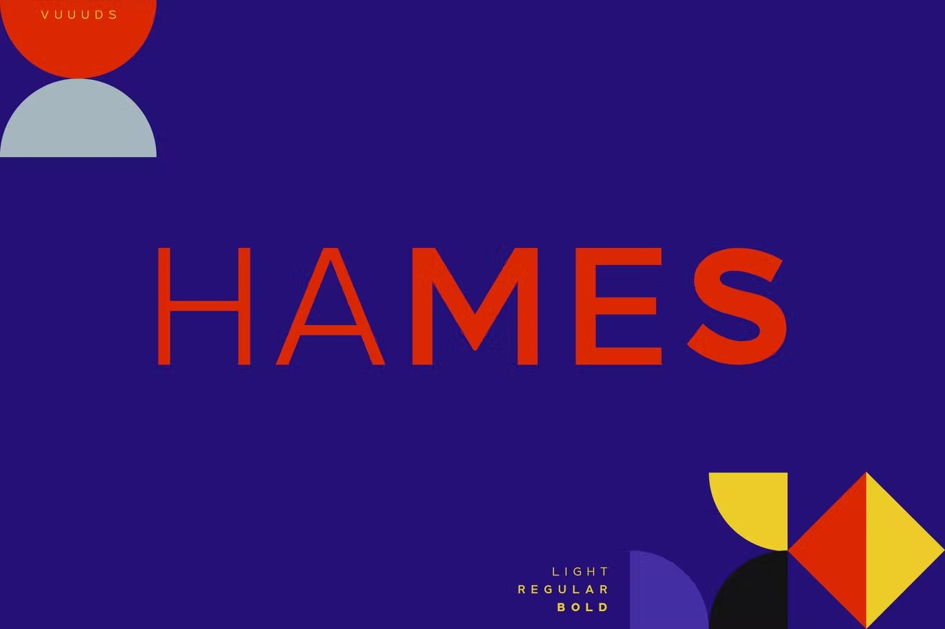 现代时尚海报婚礼标志设计无衬线英文字体 Hames Font_img_2