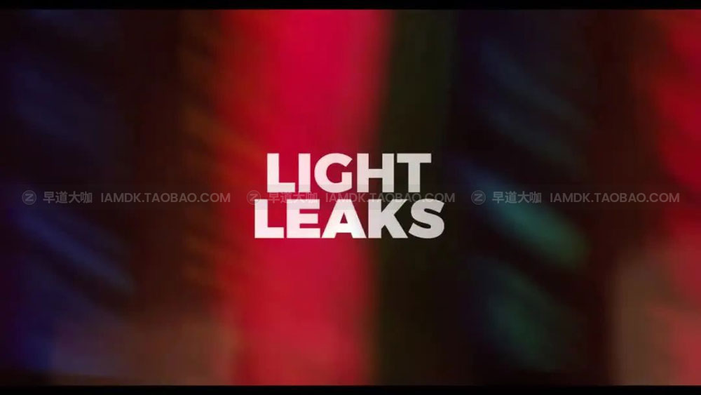 复古胶卷耀斑发光漏光叠加遮罩mp4视频素材 AEJuice - Light Leaks_img_2