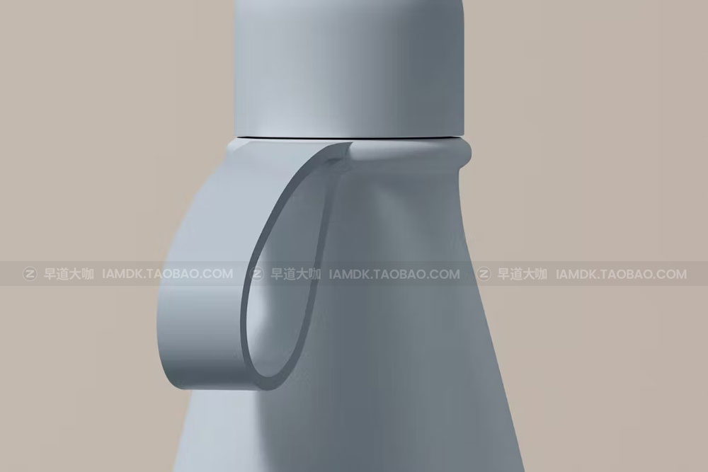 哑光运动保温水杯外观设计展示贴图样机 Matte Bottle Mockups_img_2