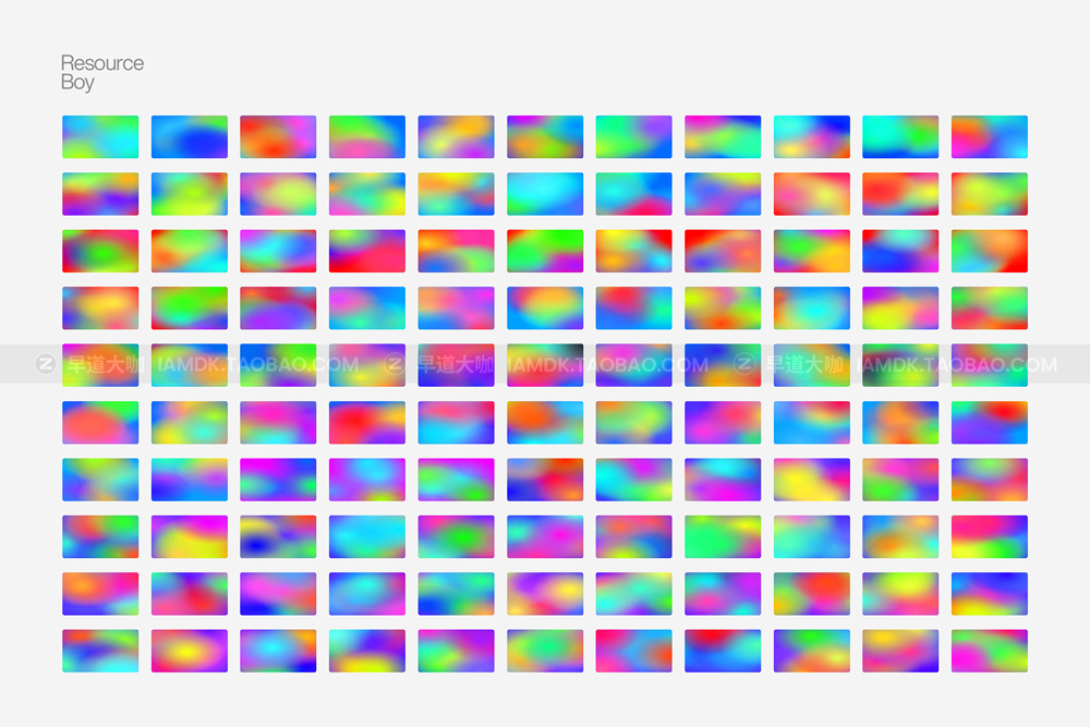 1000款弥散光4K炫彩未来科幻彩虹模糊渐变高清背景底纹图片素材包 1000 Gradient Backgrounds Vol. 01_img_2