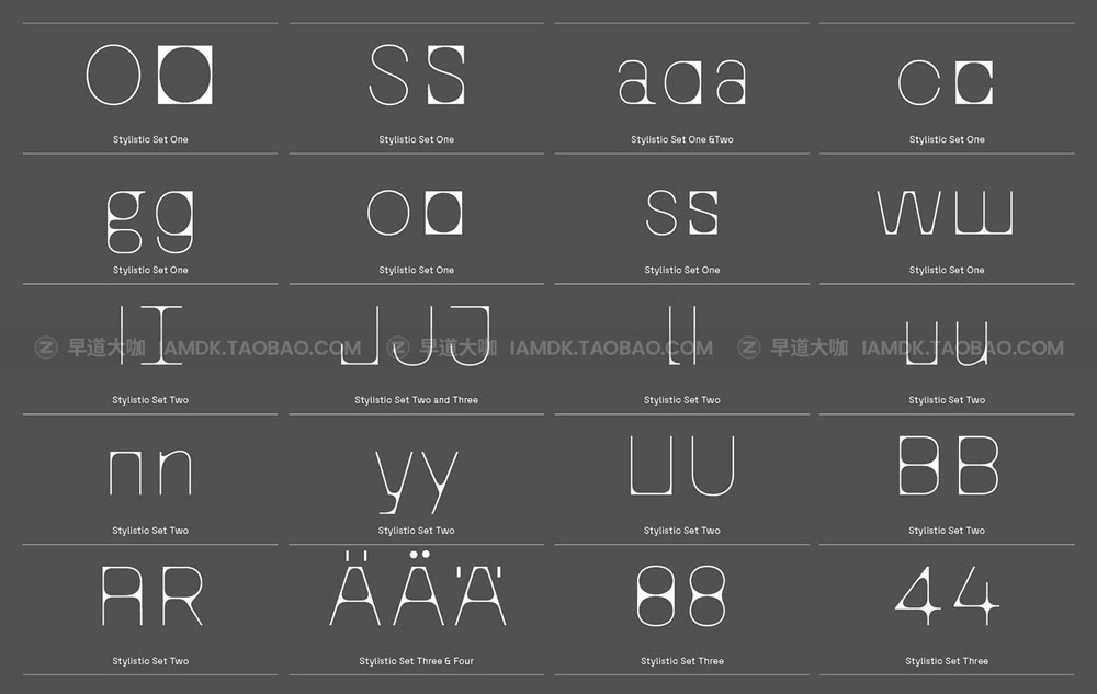 现代极简锐利柔和无衬线英文排版字体家族 Bugrino™ Typeface_img_2