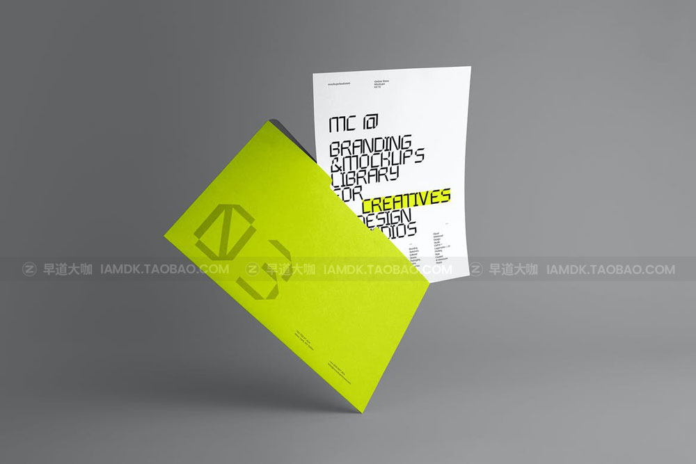 21款现代时尚品牌vi设计笔记本名片信纸文具展示贴图ps样机模版 Core Branding Mockup_img_2