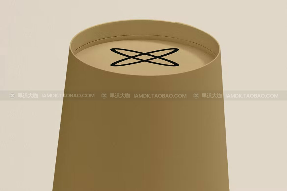 极简品牌VI设计一次性纸杯展示贴图样机 Paper Cup Mockup_img_2