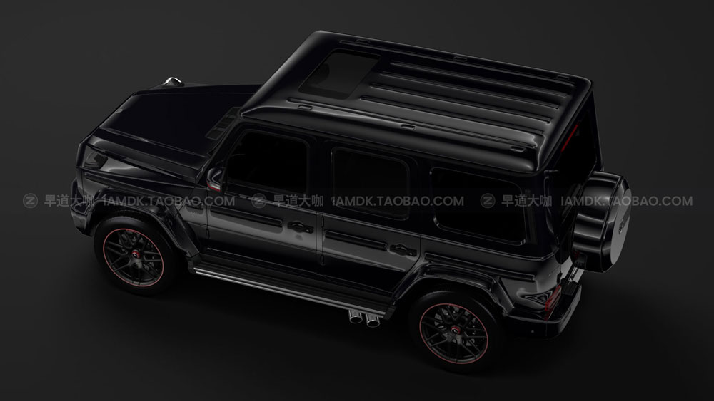 2020奔驰AMG大G豪华越野汽车外观设计3D模型素材 Mercedes AMG G 63 Edition 1 W464 2020_img_2