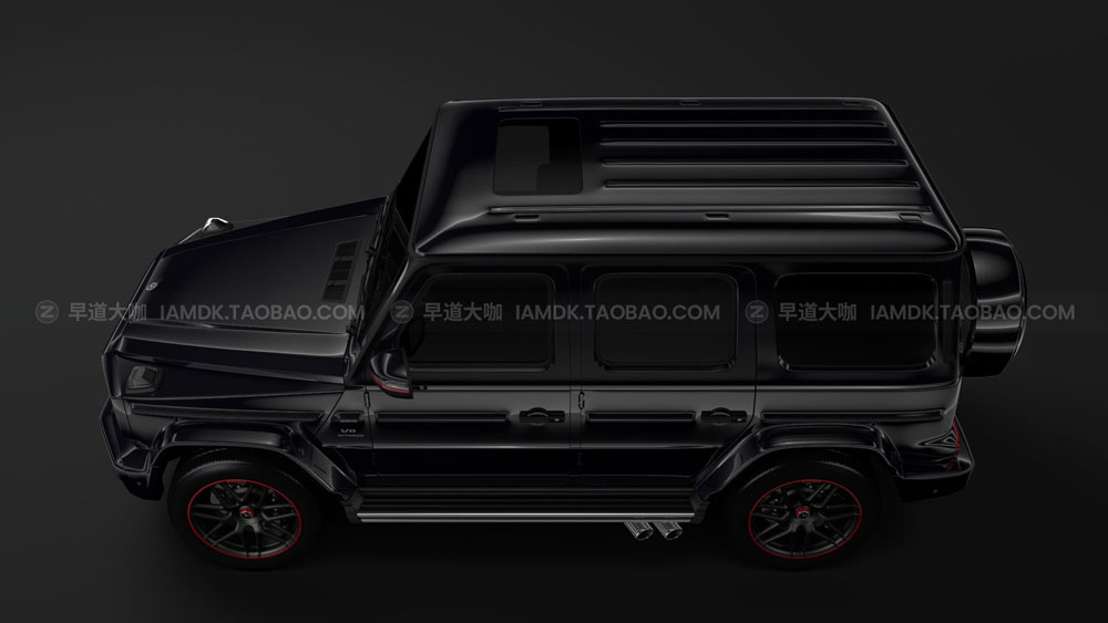 2020奔驰AMG大G豪华越野汽车外观设计3D模型素材 Mercedes AMG G 63 Edition 1 W464 2020_img_2