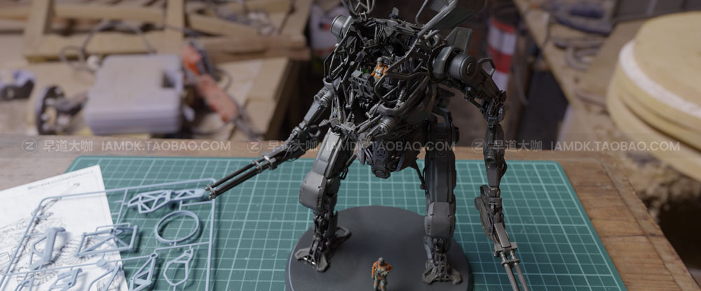 未来科幻机甲战车士兵武器小队合集 Big Medium Small – Mech Squad Collection_img_2