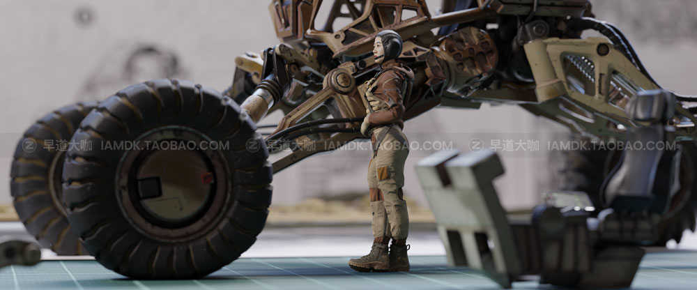 未来科幻机甲战车士兵武器小队合集 Big Medium Small – Mech Squad Collection_img_2