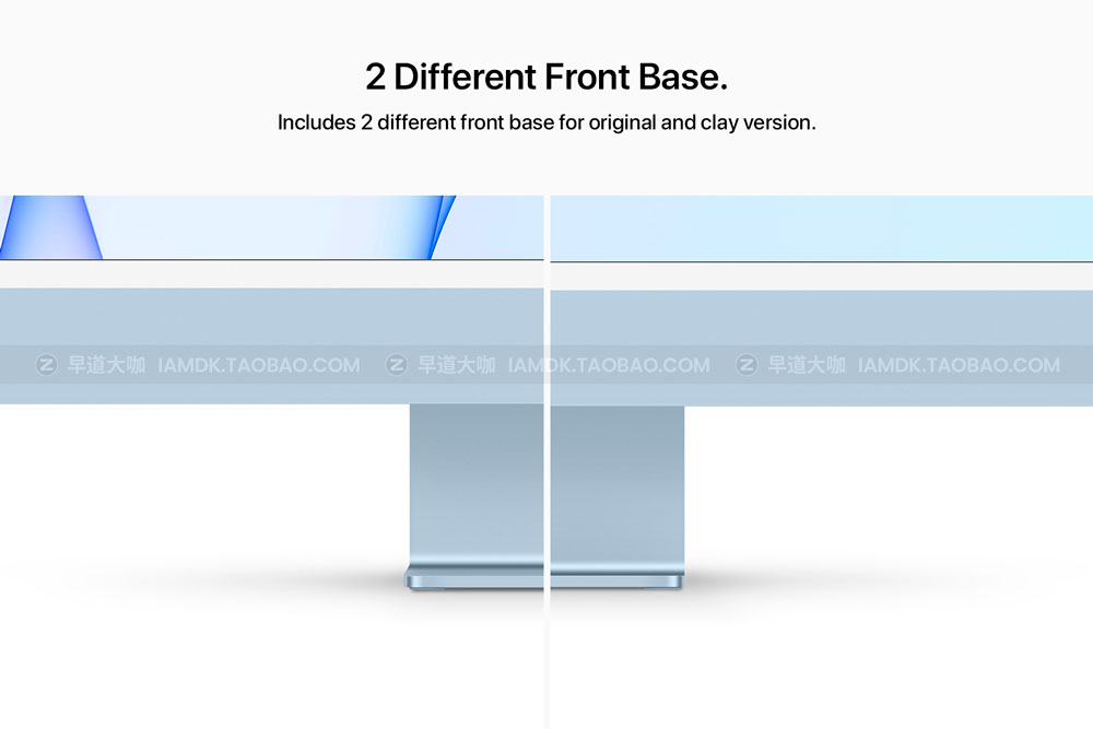 苹果24寸iMac显示器一体机UI界面设计贴图Ps样机素材展示效果模板 iMac 24" - 10 Mockups Scenes_img_2