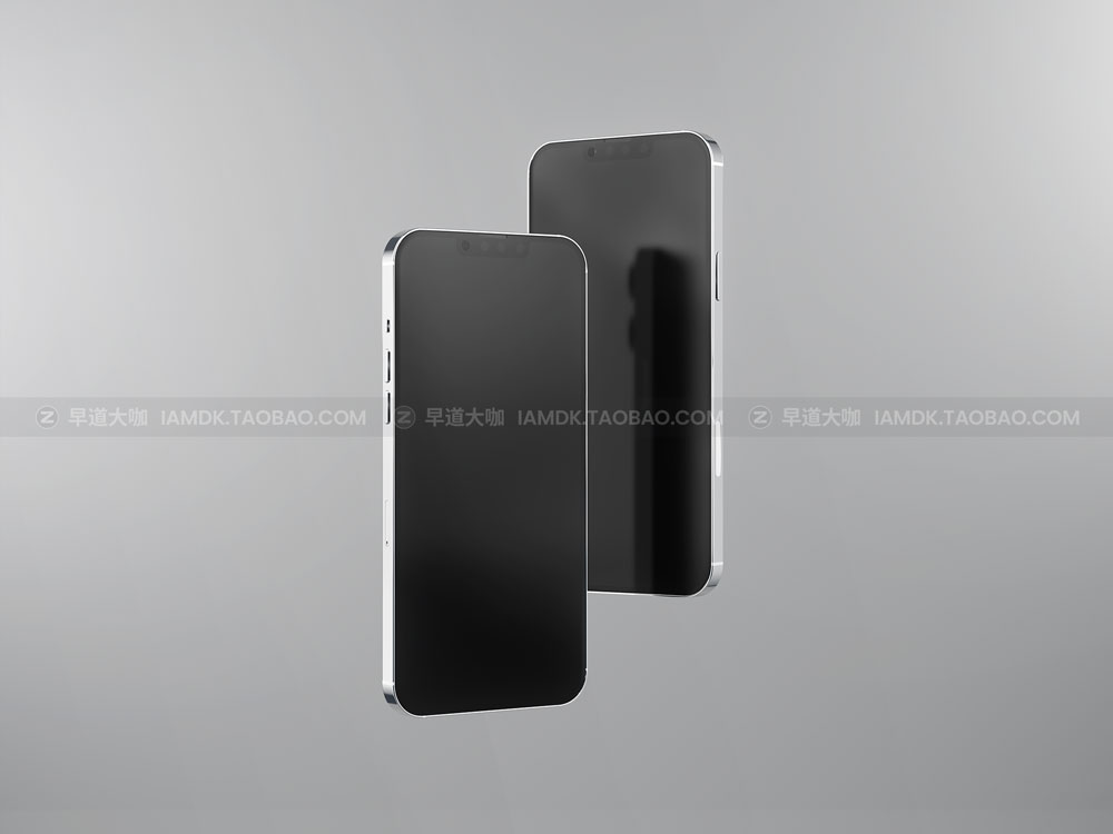 12款高品质APP界面设计iPhone 13手机屏幕演示样机素材 iPhone 13 Mockup Set_img_2