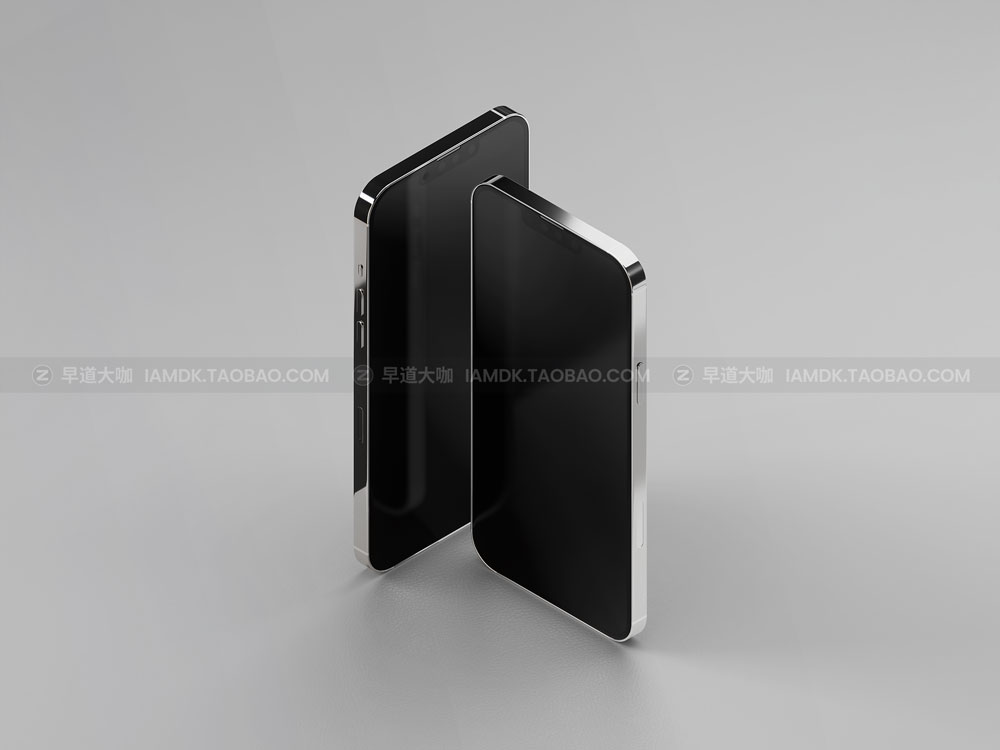 12款高品质APP界面设计iPhone 13手机屏幕演示样机素材 iPhone 13 Mockup Set_img_2