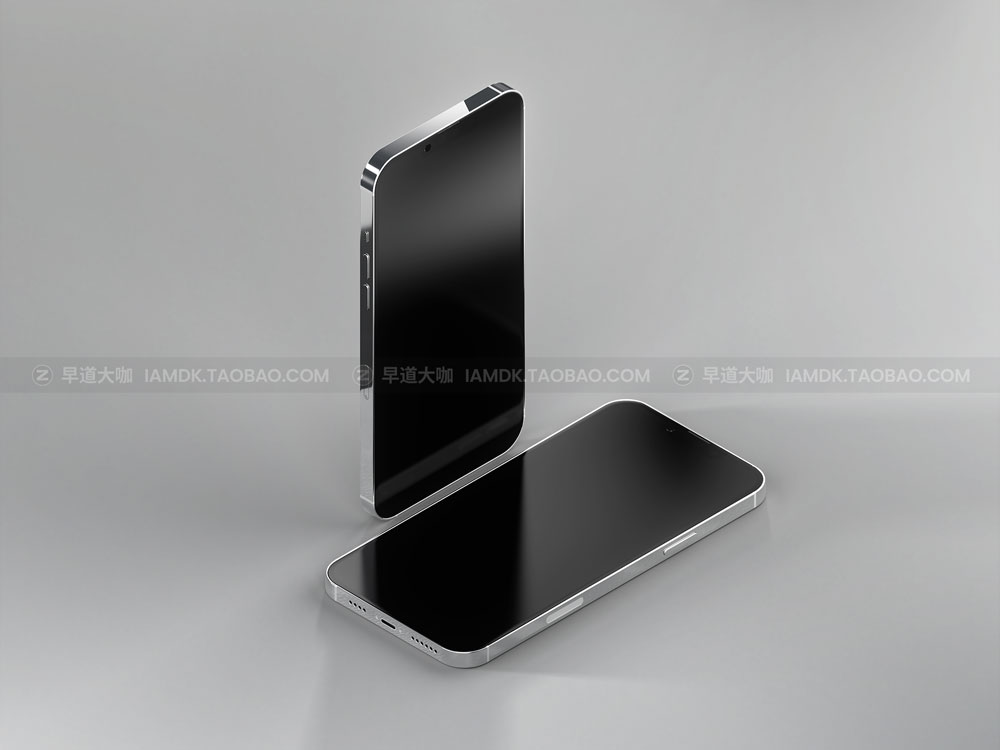 12款高品质APP界面设计iPhone 13手机屏幕演示样机素材 iPhone 13 Mockup Set_img_2