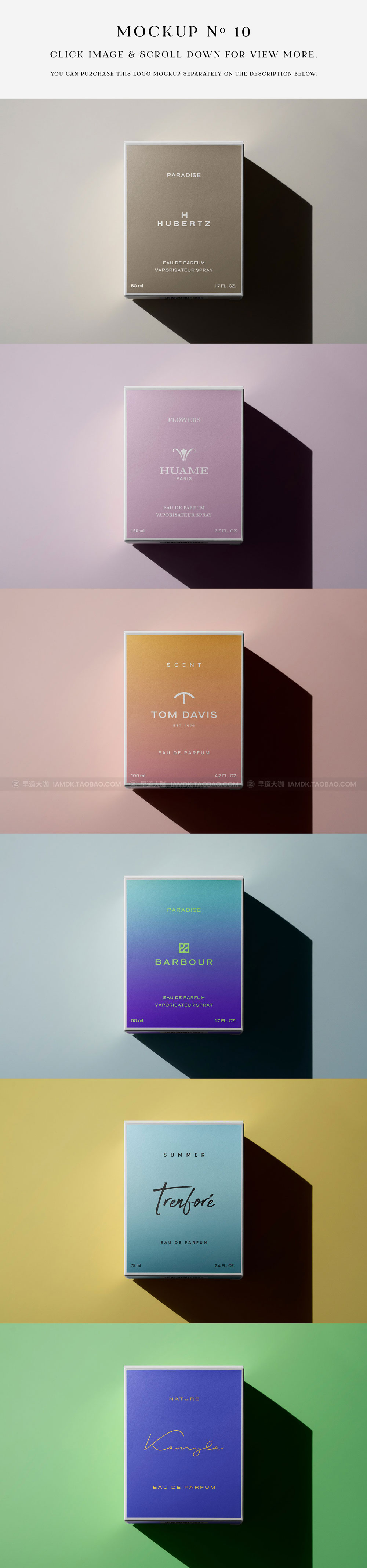 50款多效果材质品牌VI标志徽标Logo设计展示效果Ps样机素材  50 Logo Mockup Branding Bundle - V4_img_2