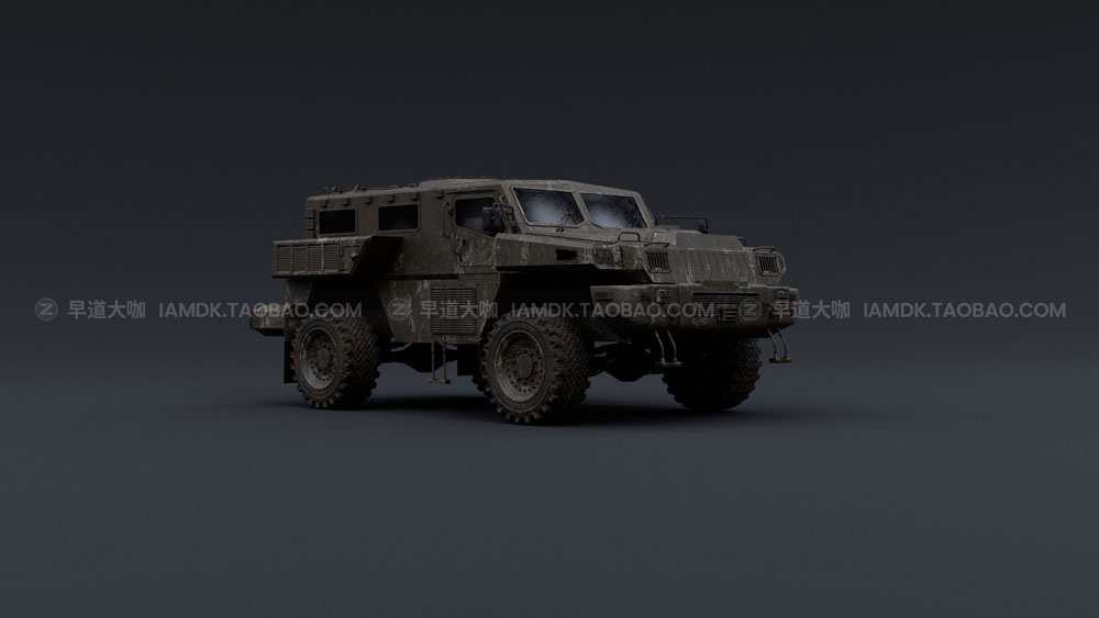 世界末日汽车交通工具3D模型 Artstation – Apocalypse Vehicles (Blender/FBX/OBJ格式)_img_2