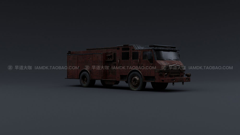 世界末日汽车交通工具3D模型 Artstation – Apocalypse Vehicles (Blender/FBX/OBJ格式)_img_2