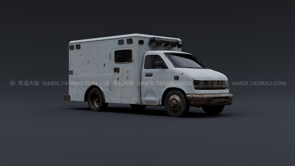 世界末日汽车交通工具3D模型 Artstation – Apocalypse Vehicles (Blender/FBX/OBJ格式)_img_2