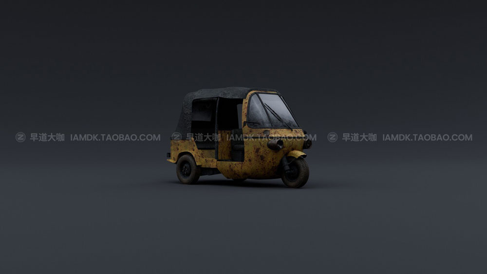 世界末日汽车交通工具3D模型 Artstation – Apocalypse Vehicles (Blender/FBX/OBJ格式)_img_2