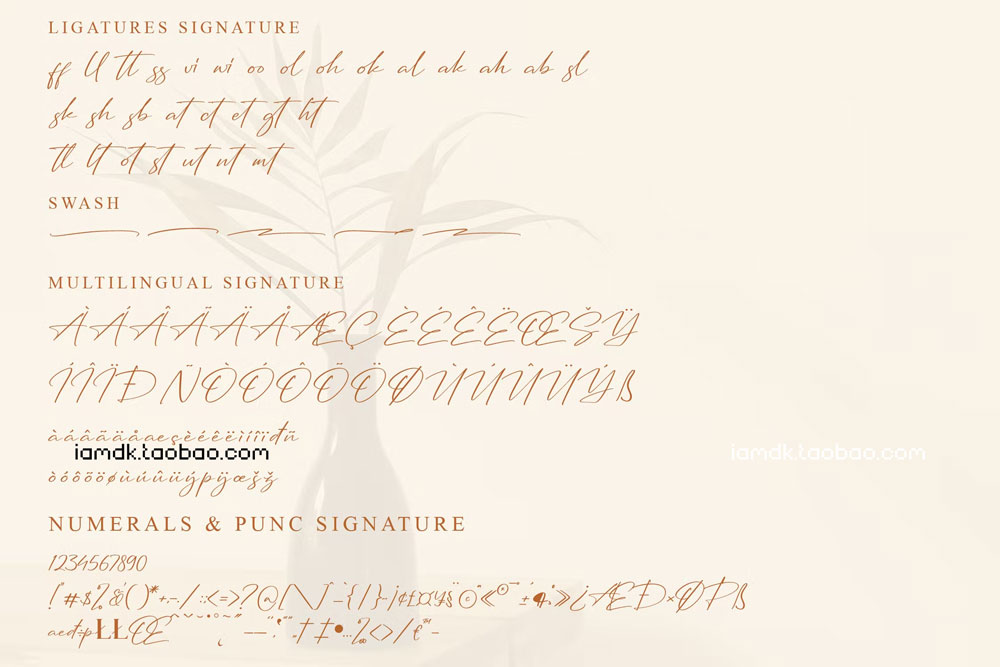 现代海报品牌签名设计衬线英文字体 Arolse Belomonteria Duo Font Serif & Signature_img_2