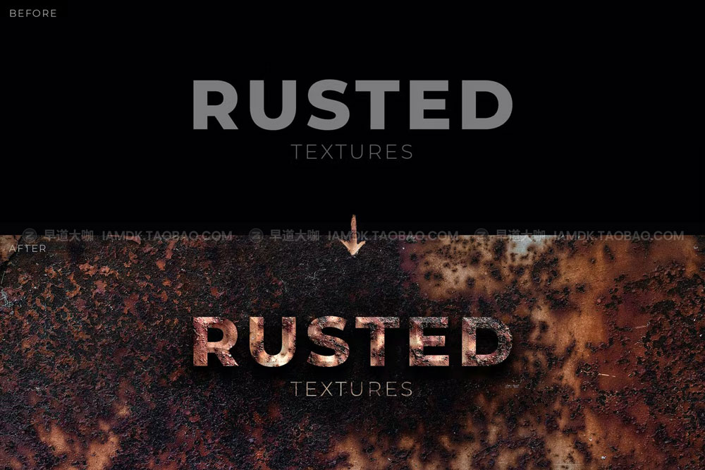 30个高清锈迹生锈铁皮肌理背景纹理图片素材 Rusted Texture Pack_img_2