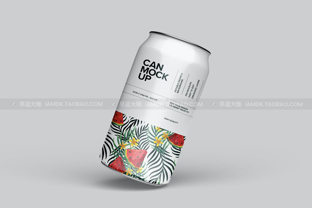 20高质量听装饮料啤酒苏打水易拉锡罐PSD样机模板 Soda Can Mockup Set_img_2