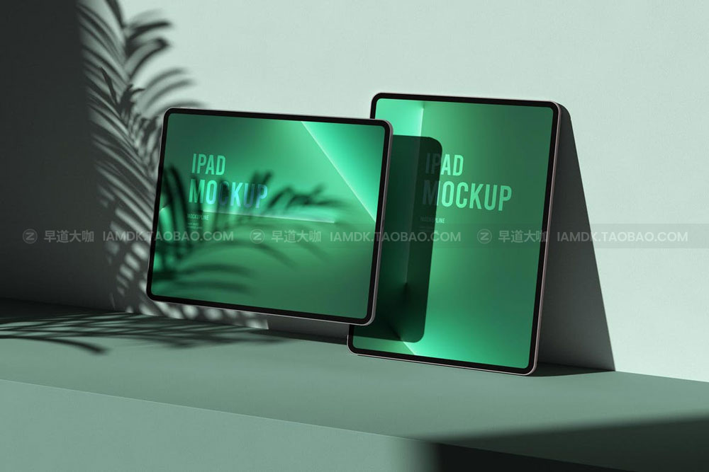 10个网站APP界面设计iPhone&iPad屏幕演示样机模板套装 iPad & iPhone Mockup Bundle Set_img_2