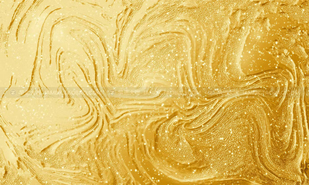 10张奢华液体黄金肌理纹理背景图片设计素材 Liquid Gold Textures Vol.2_img_2