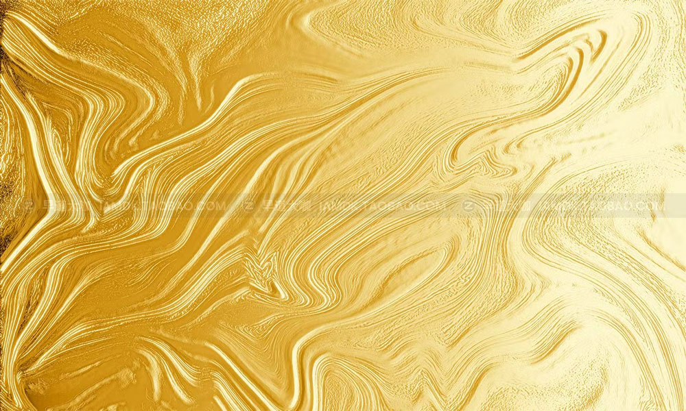 10张奢华液体黄金肌理纹理背景图片设计素材 Liquid Gold Textures Vol.2_img_2