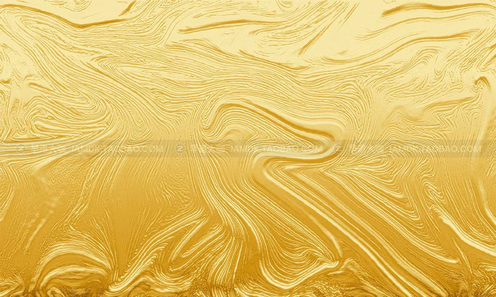 10张奢华液体黄金肌理纹理背景图片设计素材 Liquid Gold Textures Vol.2_img_2