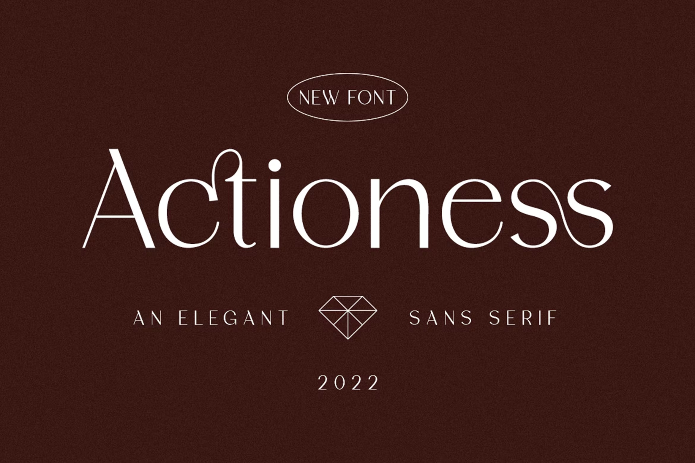 现代优雅杂志广告商标设计无衬线英文字体 Actioness - Business Font_img_2