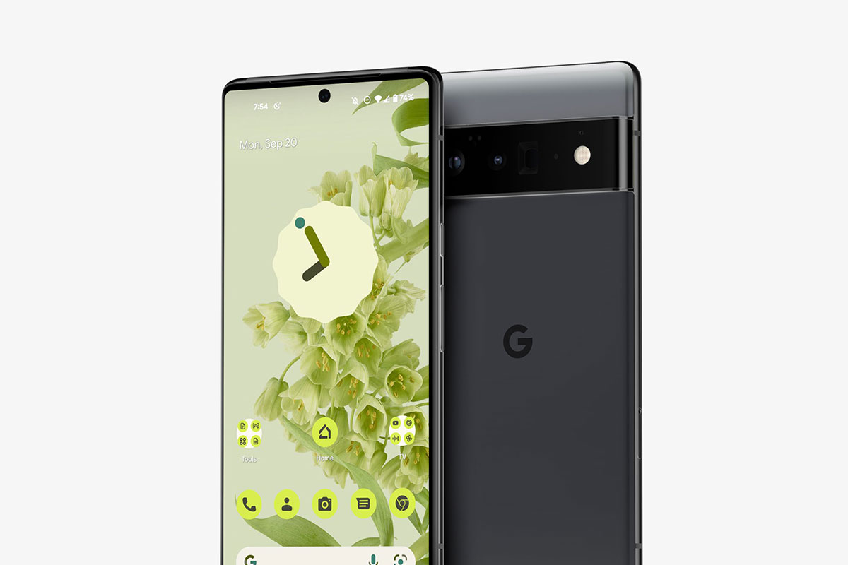 时尚App应用Ui界面设计作品贴图谷歌Pixel 6 Pro智能手机贴图样机 Google Pixel 6 Pro Mockups_img_2