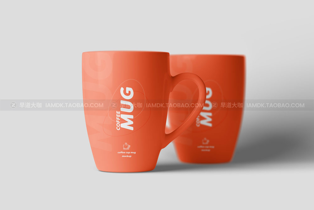 16款杯子茶杯水杯马克杯咖啡杯Logo印花图案设计贴图Ps样机素材 Mug Mockup Set_img_2