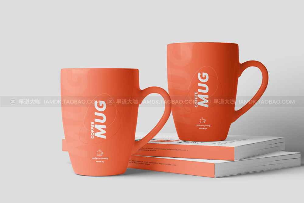 16款杯子茶杯水杯马克杯咖啡杯Logo印花图案设计贴图Ps样机素材 Mug Mockup Set_img_2