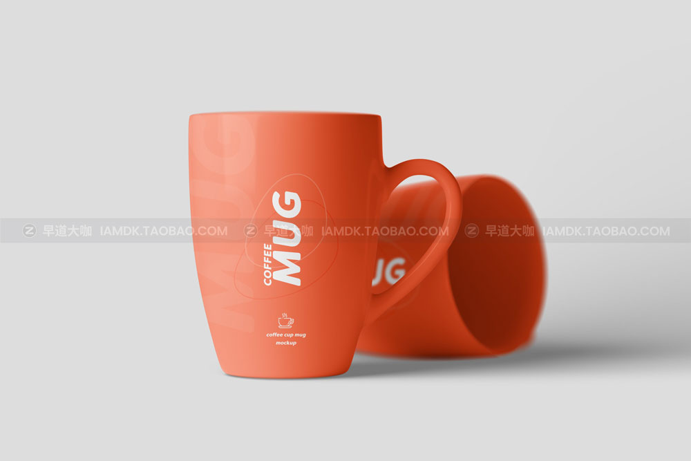 16款杯子茶杯水杯马克杯咖啡杯Logo印花图案设计贴图Ps样机素材 Mug Mockup Set_img_2