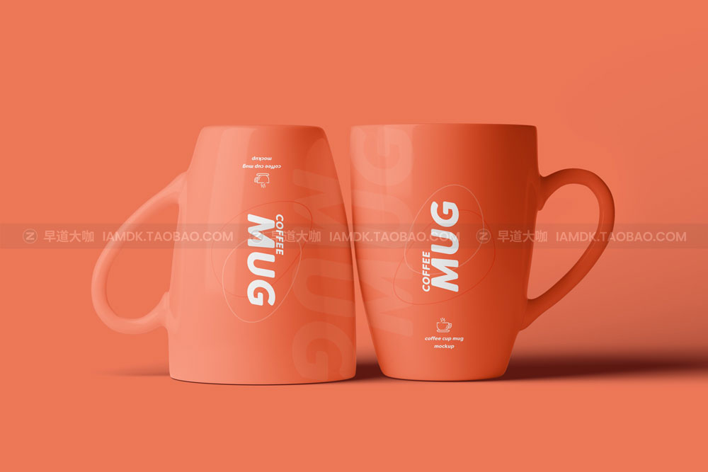 16款杯子茶杯水杯马克杯咖啡杯Logo印花图案设计贴图Ps样机素材 Mug Mockup Set_img_2