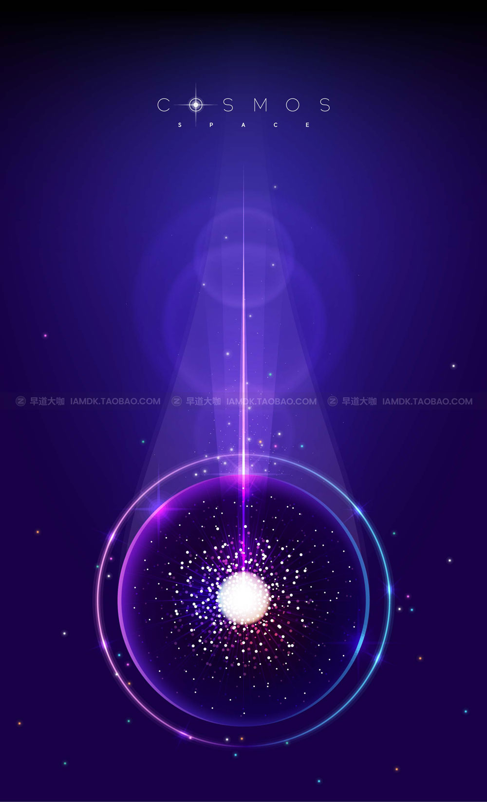 16款宇宙星空太空AI矢量背景图片设计素材 Space Vector Background Image_img_2