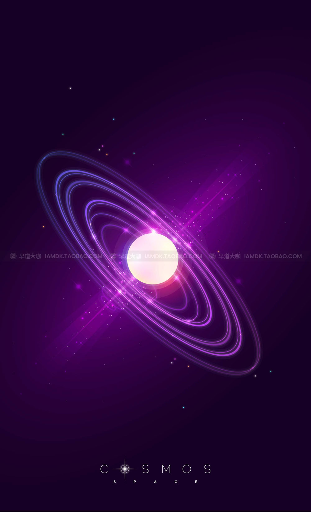 16款宇宙星空太空AI矢量背景图片设计素材 Space Vector Background Image_img_2