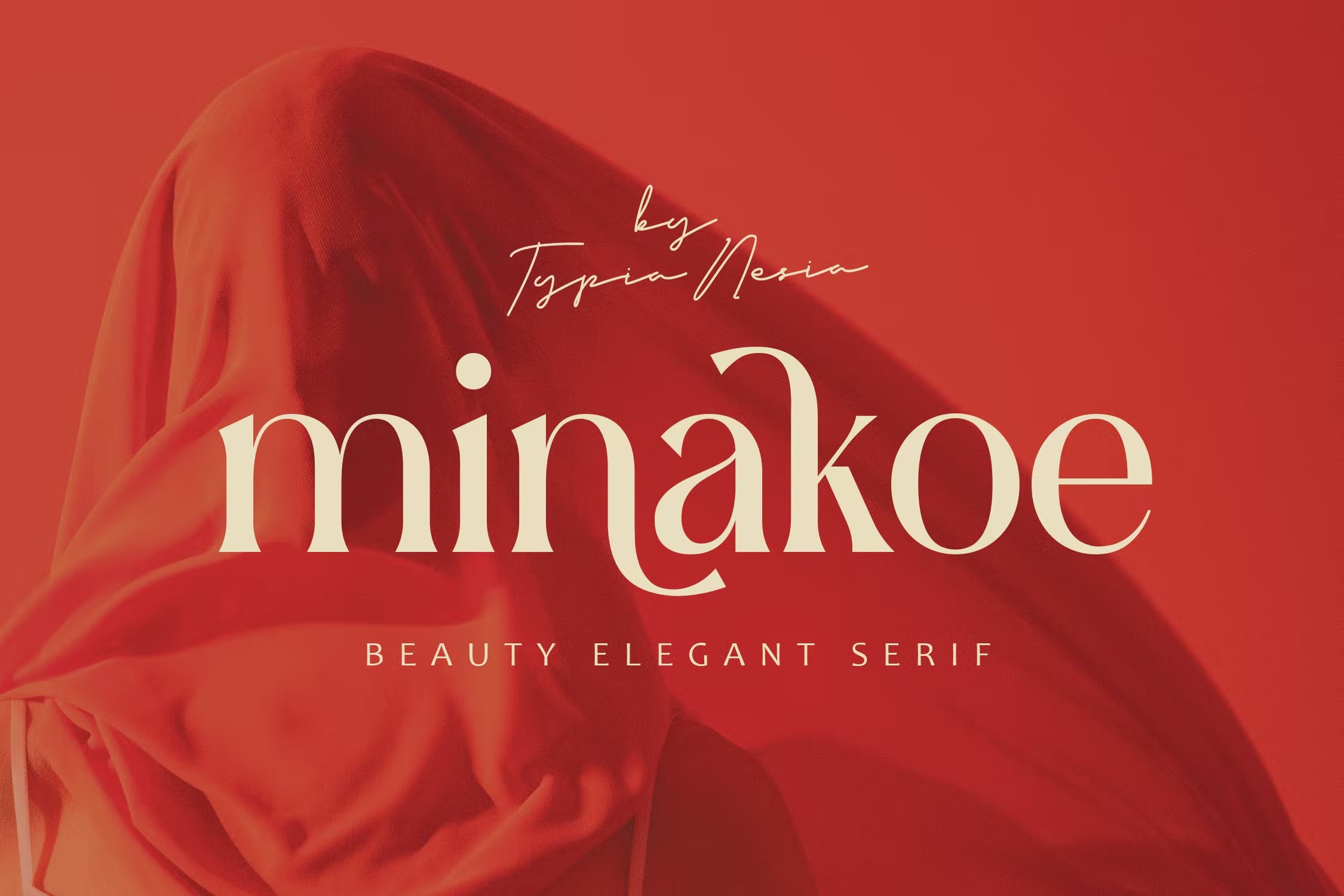 现代复古杂志品牌广告设计衬线英文字体 Minakoe - Beauty Elegant Aesthetic Serif_img_2