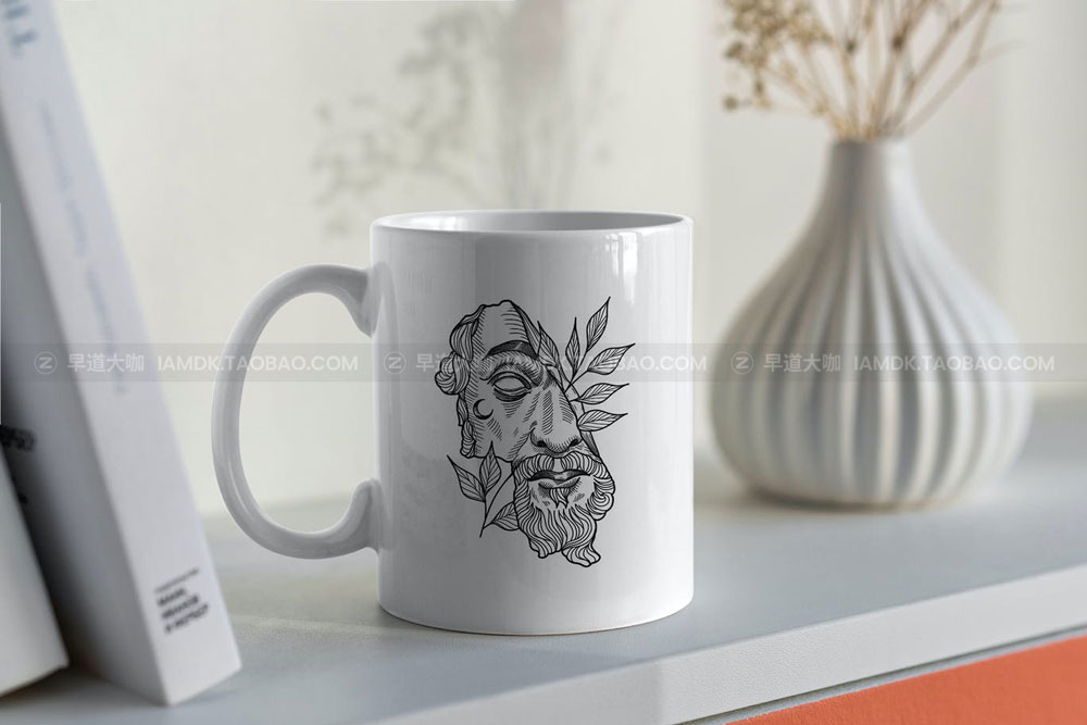 手握杯子马克杯水杯咖啡杯Logo印花图案设计贴图场景展示效果Ps样机 Mug MockUp Lifestyle Set Vol2_img_2