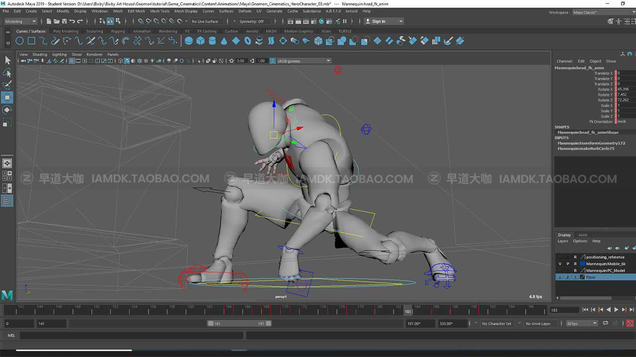 在虚拟引擎UE中创建角色动画视觉效果视频教程 英文无字幕 Gnomon – Cinematic Production Techniques Using the Unreal Engine Sequencer with Bill Buckle_img_2