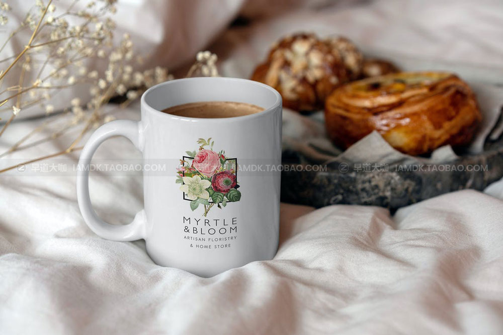 23款时尚品牌Logo设计陶瓷马克咖啡杯贴图展示样机PS模板素材 Mug MockUp Lifestyle Set_img_2