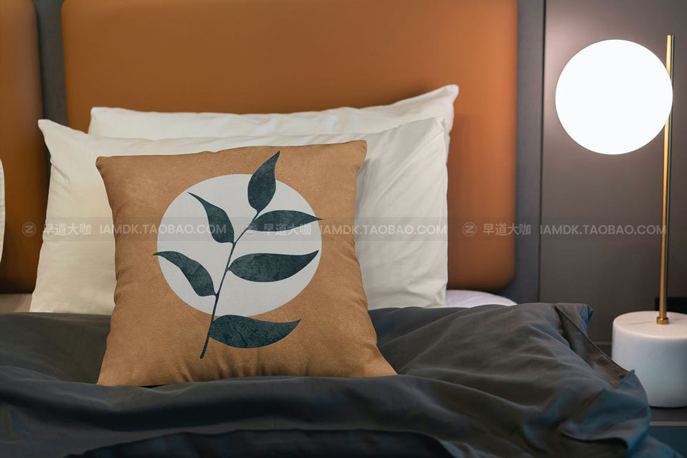 23款逼真抱枕枕头枕套印花图案设计展示贴图样机模板素材 Pillow Mock-Up Set vol2_img_2