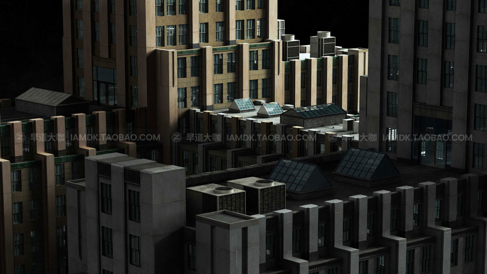 曼哈顿现代城市建筑楼房3D模型 C4D/MAX/FBX/OBJ/Maya/Blender等 Kitbash3d – Manhattan_img_2