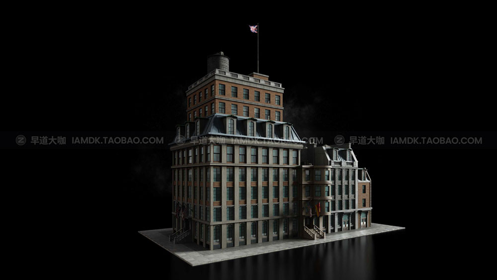 曼哈顿现代城市建筑楼房3D模型 C4D/MAX/FBX/OBJ/Maya/Blender等 Kitbash3d – Manhattan_img_2